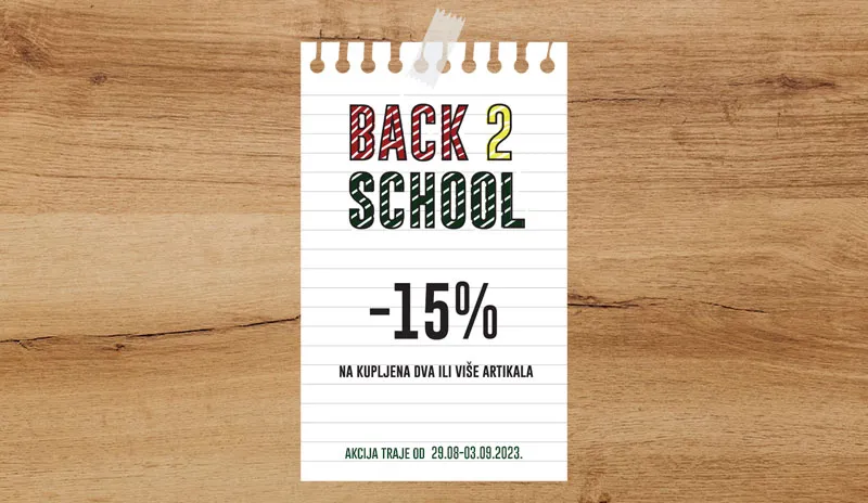 BACK TO SCHOOL