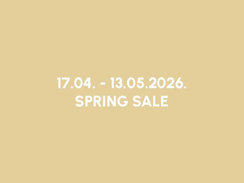 SPRING SALE  |  PROLEĆNI POPUSTI