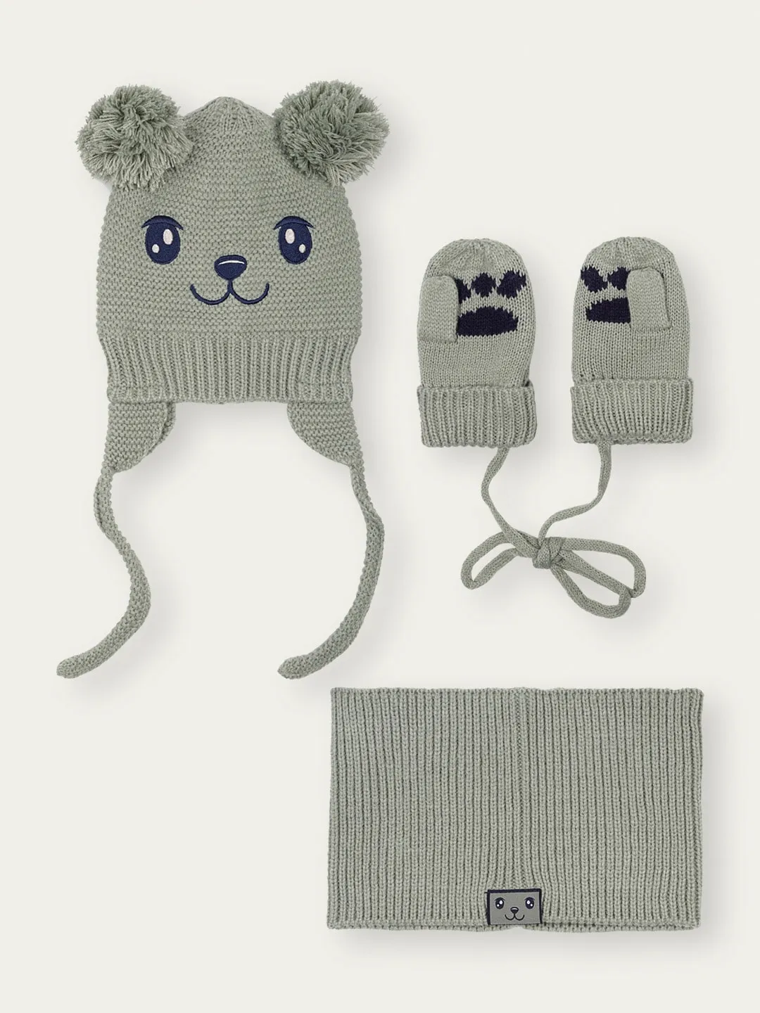 SET (KAPA+SAL+RUKAVICE) ZA DJEČAKE BEBA K