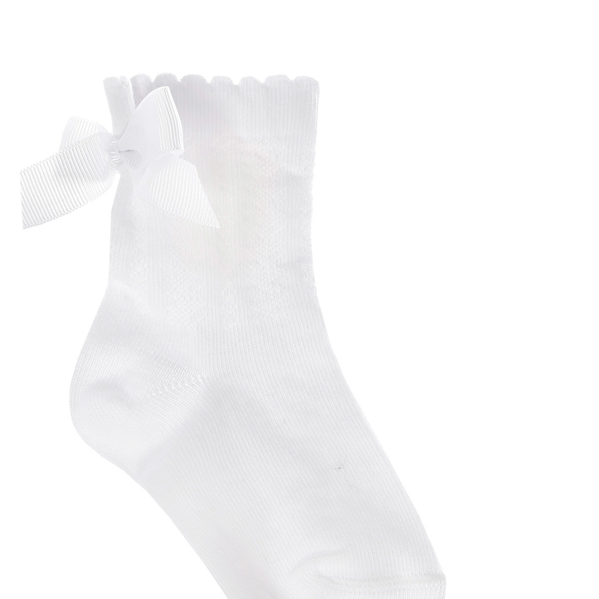 SOKNE ZA DJEVOJČICE WHITE BOW