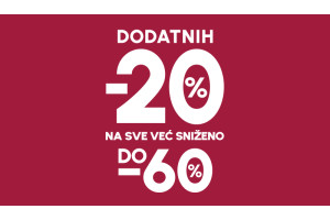 Dodatnih 20% na već sniženo!