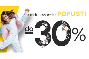MEĐUSEZONSKO SNIŽENJE I DO 30%