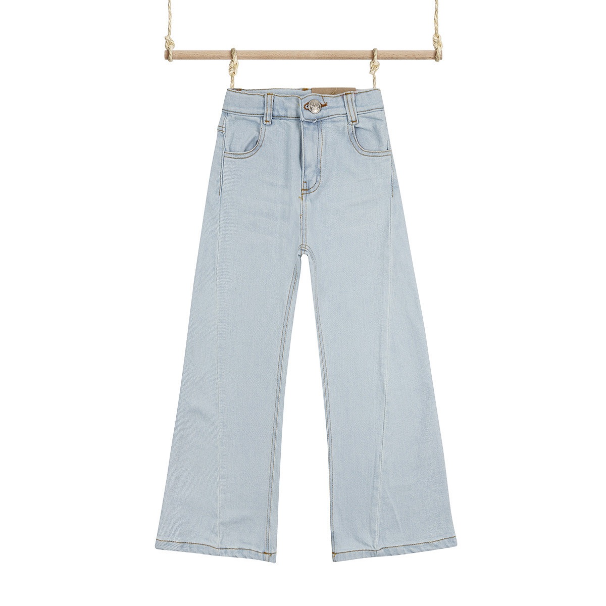 TEKSAS PANTALONE ZA DJEVOJČICE GREY2