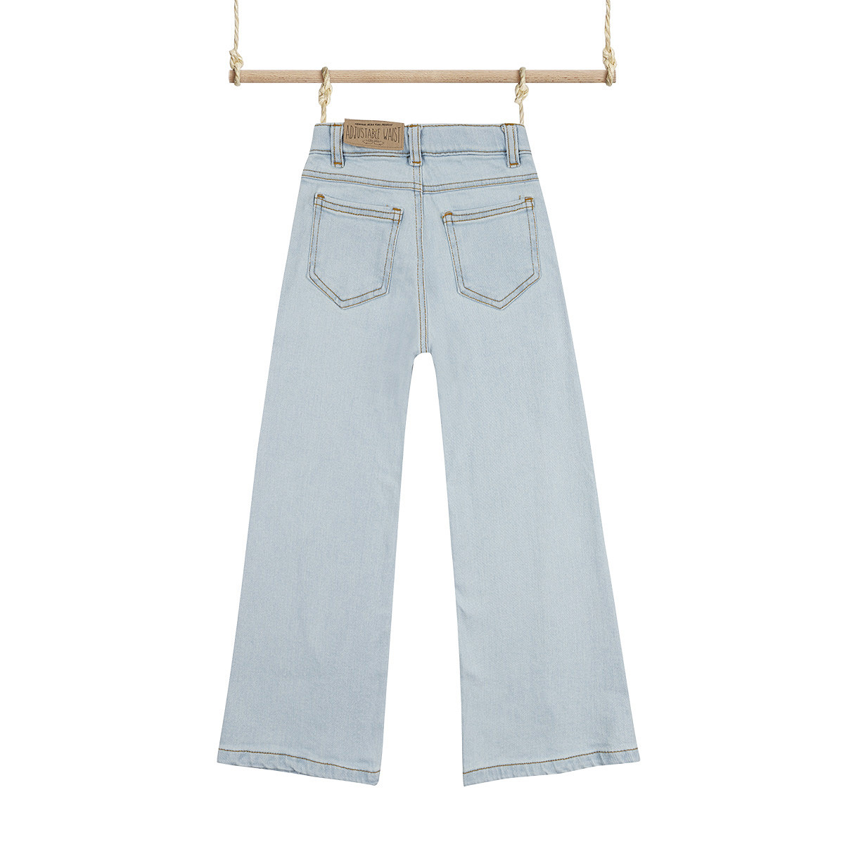 TEKSAS PANTALONE ZA DJEVOJČICE GREY2