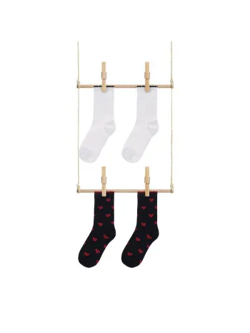 SOKNE DVOPAK ZA DJEVOJČICE HEARTS