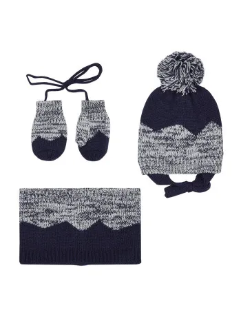 SET (KAPA+SAL+RUKAVICE) ZA DJEČAKE BEBA K