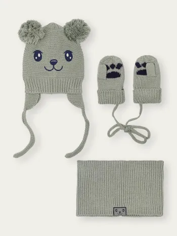 SET (KAPA+SAL+RUKAVICE) ZA DJEČAKE BEBA K