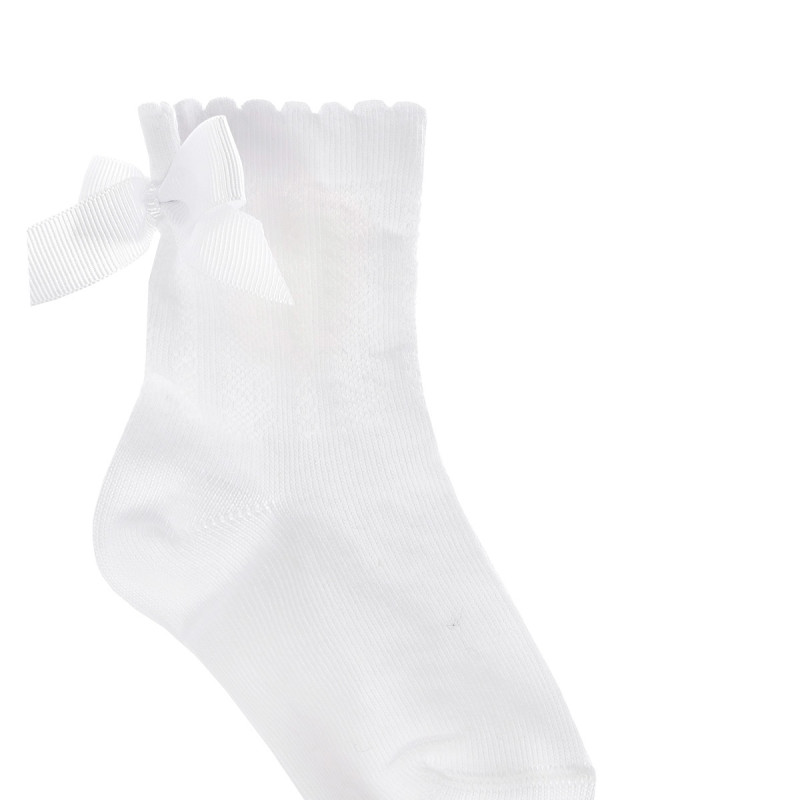 SOKNE ZA DJEVOJČICE WHITE BOW